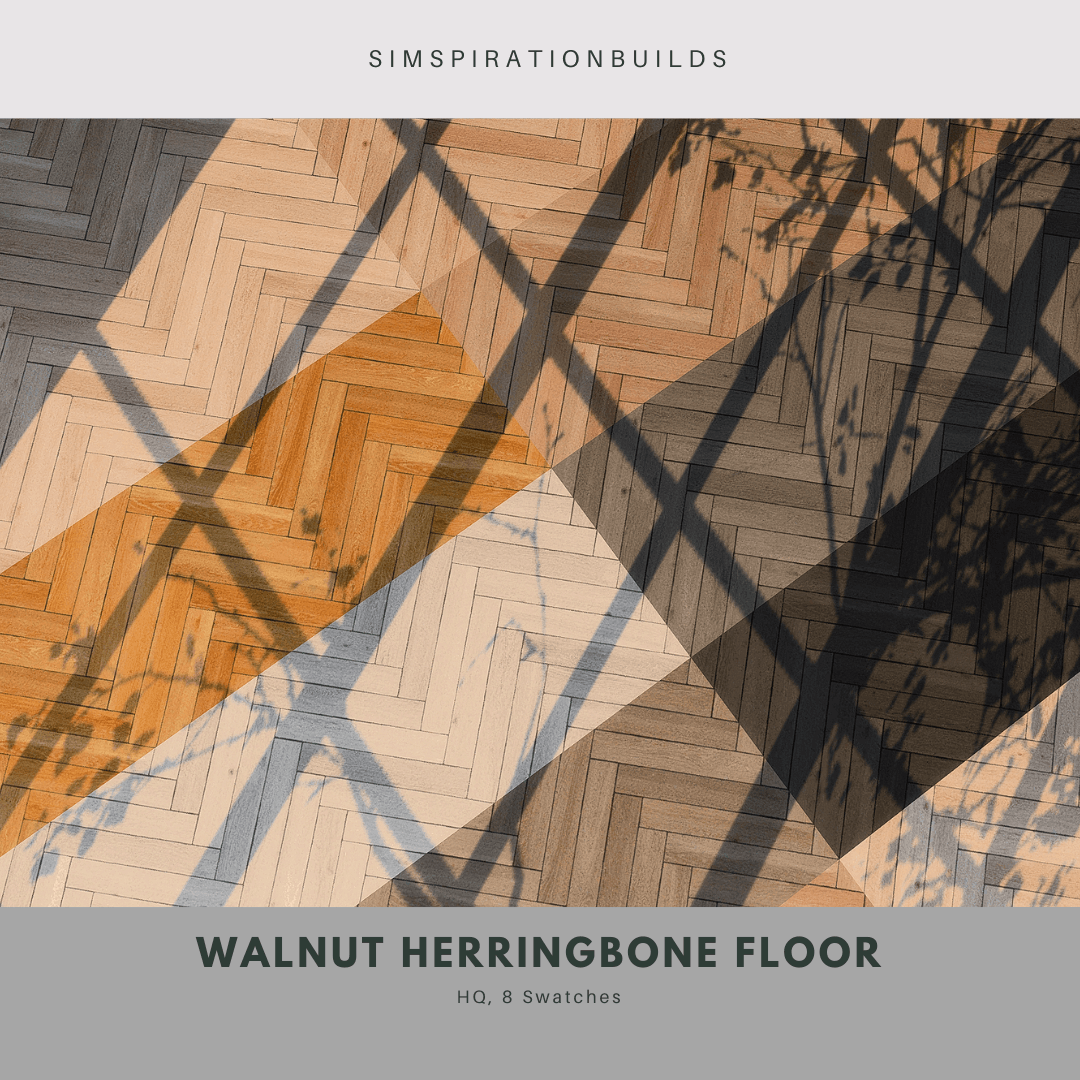 Паркет Walnut Herringbone Floor